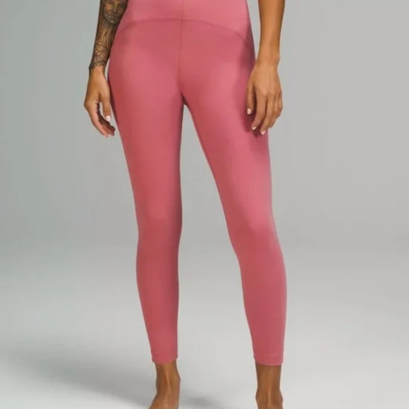 lululemon high rise rose leggings